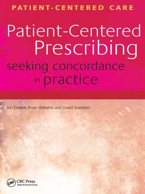 cover image of Patient-Centered Prescribing